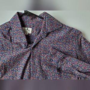 Glam by Rover floral vintage print shirt